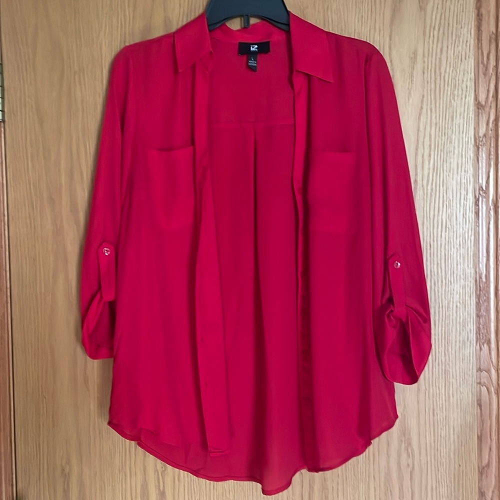 Chiffon dress shirt